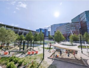 lekeplass i et sommermiljø